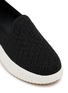 Detail View - Click To Enlarge - PEDDER RED - Dakota Rhinestone Embellished Knit Flats