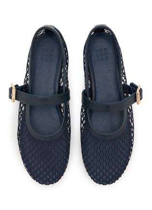 Detail View - Click To Enlarge - PEDDER RED - Rachel Mesh Mary Janes