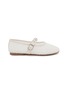 PEDDER RED Remi Crystal Embellished Mesh Mary Jane Flats