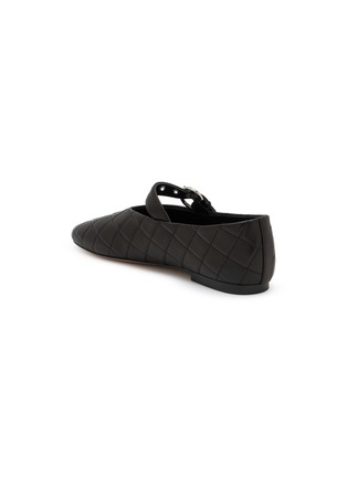  - PEDDER RED - Beatrice Quilted Leather Mary Jane Flats