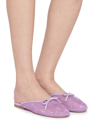 Figure View - Click To Enlarge - PEDDER RED - Rushelle Mesh Mules