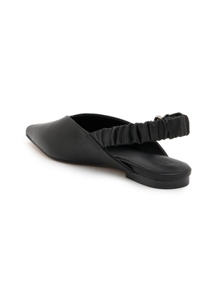  - PEDDER RED - Taytum Pointed Toe Leather Slingback Flats