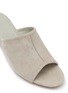 Detail View - Click To Enlarge - PEDDER RED - Dallas 60 Suede Leather Wedge Heeled Sandals