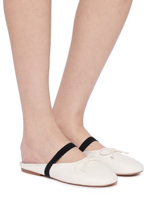 Figure View - Click To Enlarge - PEDDER RED - Rejine Leather Mule Flats