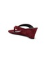  - PEDDER RED - Delaney 60 Suede Leather Wedge Thong Heeled Sandals