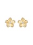 LC COLLECTION JEWELLERY Floral 18K Gold Diamond Earrings