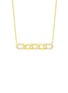 LC COLLECTION JEWELLERY Link 18K Gold Diamond Necklace