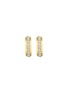 Detail View - Click To Enlarge - LC COLLECTION JEWELLERY - 18K Gold Diamond Hoop Earrings