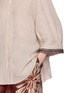  - BRUNELLO CUCINELLI - Long Sleeve Beaded Trim Shirt
