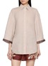 BRUNELLO CUCINELLI Long Sleeve Beaded Trim Shirt