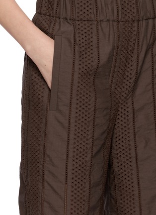  - BRUNELLO CUCINELLI - Embroidered Eyelet Wide Leg Pants
