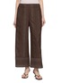 BRUNELLO CUCINELLI Embroidered Eyelet Wide Leg Pants