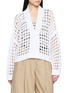 BRUNELLO CUCINELLI Open Knit Cotton Cardigan
