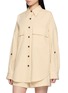 Detail View - Click To Enlarge - BRUNELLO CUCINELLI - Long Sleeve Striped Pocket Shirt