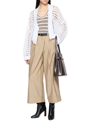 Figure View - Click To Enlarge - BRUNELLO CUCINELLI - Wide Leg Pants