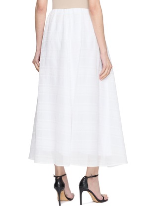 Back View - Click To Enlarge - BRUNELLO CUCINELLI - Embroidered Midi Skirt