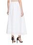 Back View - Click To Enlarge - BRUNELLO CUCINELLI - Embroidered Midi Skirt