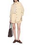 Figure View - Click To Enlarge - BRUNELLO CUCINELLI - Striped Bermuda Shorts
