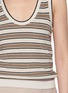  - BRUNELLO CUCINELLI - Striped Knit Tank Top