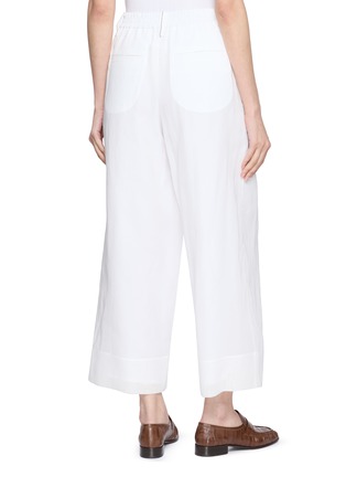 Back View - Click To Enlarge - BRUNELLO CUCINELLI - Wide Leg Pants