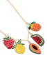 Detail View - Click To Enlarge - HAIR DRAMA - Tropical Fruit Charm Bucket Hat Chain