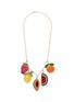HAIR DRAMA Tropical Fruit Charm Bucket Hat Chain