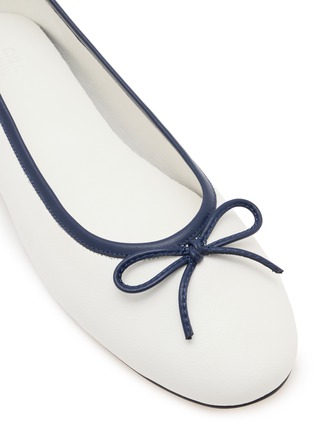 Detail View - Click To Enlarge - PEDDER RED - Gracie Leather Ballerina Flats