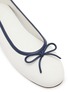 Detail View - Click To Enlarge - PEDDER RED - Gracie Leather Ballerina Flats
