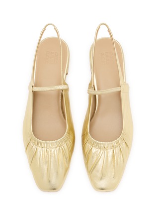 Detail View - Click To Enlarge - PEDDER RED - Steffie 33 Leather Slingback Pumps