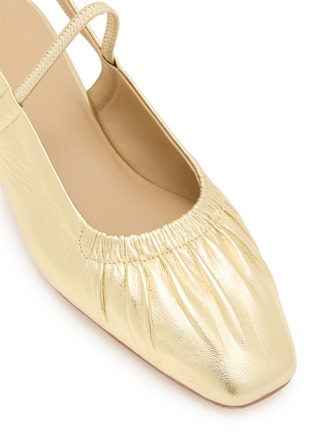 Detail View - Click To Enlarge - PEDDER RED - Steffie 33 Leather Slingback Pumps