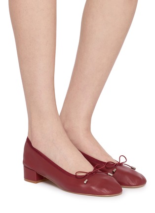 Figure View - Click To Enlarge - PEDDER RED - Skylar 33 Leather Pumps