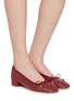 Figure View - Click To Enlarge - PEDDER RED - Skylar 33 Leather Pumps