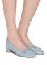Figure View - Click To Enlarge - PEDDER RED - Skylar 33 Leather Pumps