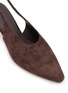 Detail View - Click To Enlarge - PEDDER RED - Qiana 50 Suede Slingback Pumps