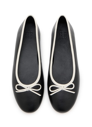 Detail View - Click To Enlarge - PEDDER RED - Gracie Leather Ballerina Flats