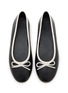 Detail View - Click To Enlarge - PEDDER RED - Gracie Leather Ballerina Flats