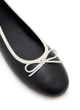 Detail View - Click To Enlarge - PEDDER RED - Gracie Leather Ballerina Flats