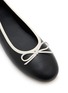 Detail View - Click To Enlarge - PEDDER RED - Gracie Leather Ballerina Flats