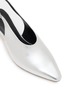 Detail View - Click To Enlarge - PEDDER RED - Qiana 50 Metallic Leather Slingback Pumps