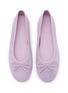 Detail View - Click To Enlarge - PEDDER RED - Gracie Suede Ballerina Flats