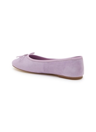 - PEDDER RED - Gracie Suede Ballerina Flats