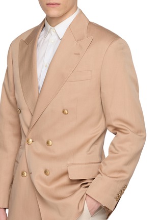  - BRUNELLO CUCINELLI - Double Breasted Peak Lapel Blazer