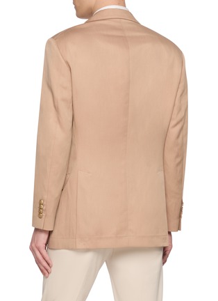 Back View - Click To Enlarge - BRUNELLO CUCINELLI - Double Breasted Peak Lapel Blazer
