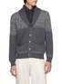 BRUNELLO CUCINELLI Shawl Collar Cotton Gauze Knit Cardigan