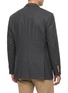 Back View - Click To Enlarge - BRUNELLO CUCINELLI - Double Breasted Mouliné Blazer