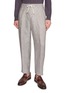 BRUNELLO CUCINELLI Drawstring Waistband Diagonal Hemp Linen Pants