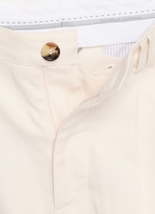 - BRUNELLO CUCINELLI - Structured Canvas Pants