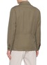Back View - Click To Enlarge - BRUNELLO CUCINELLI - Structured Canvas Field Jacket