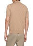Back View - Click To Enlarge - BRUNELLO CUCINELLI - Short Sleeve Cotton Polo Sweater