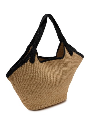 Detail View - Click To Enlarge - LIMAIA - Mino Raffia Tote Bag